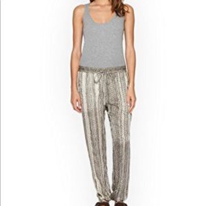 Johnny Was BIYA silk Amado print pant joggers sz M